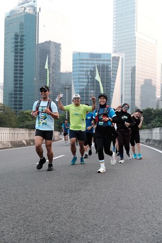 Race photo from Lari Bareng Yuk!