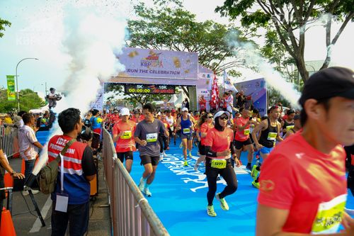 Race photo from CISANGKAN KBP CITY RUN 2025