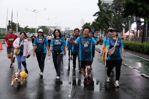 Race photo from Road to BAF Lions Run 2024