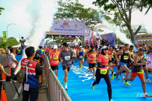Race photo from CISANGKAN KBP CITY RUN 2025