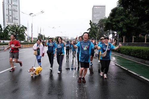 Race photo from Road to BAF Lions Run 2024