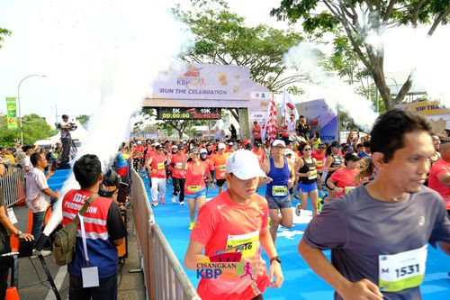 Race photo from CISANGKAN KBP CITY RUN 2025