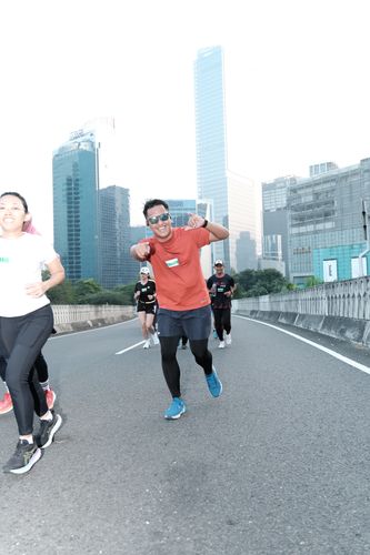 Race photo from Lari Bareng Yuk!