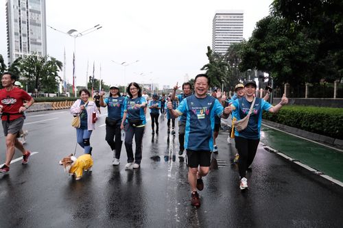 Race photo from Road to BAF Lions Run 2024