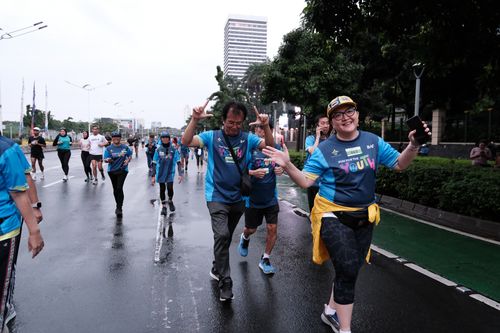 Race photo from Road to BAF Lions Run 2024