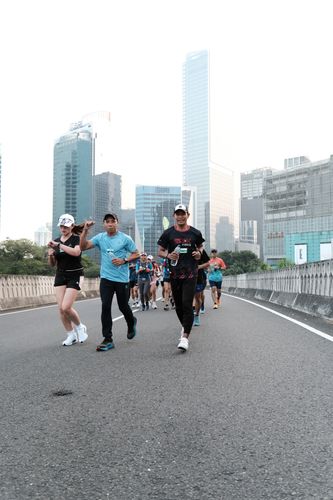 Race photo from Lari Bareng Yuk!