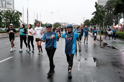 Race photo from Road to BAF Lions Run 2024