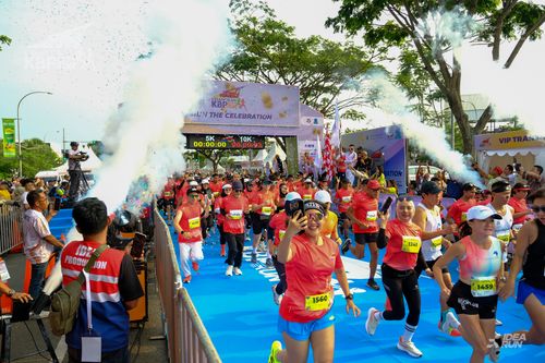 Race photo from CISANGKAN KBP CITY RUN 2025