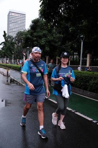 Race photo from Road to BAF Lions Run 2024