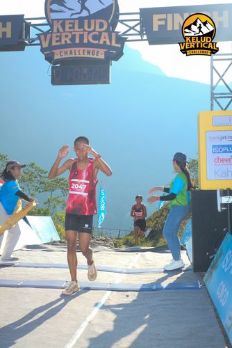 Race photo from Kelud Vertical Challenge 2024
