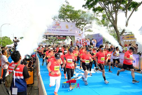 Race photo from CISANGKAN KBP CITY RUN 2025