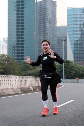 Race photo from Lari Bareng Yuk!