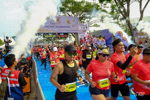 Race photo from CISANGKAN KBP CITY RUN 2025