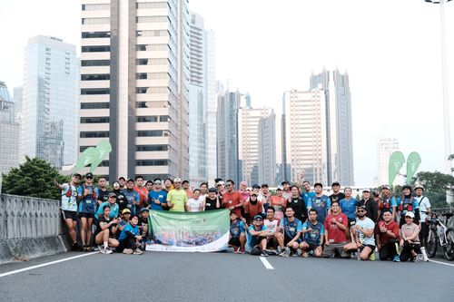 Race photo from Lari Bareng Yuk!