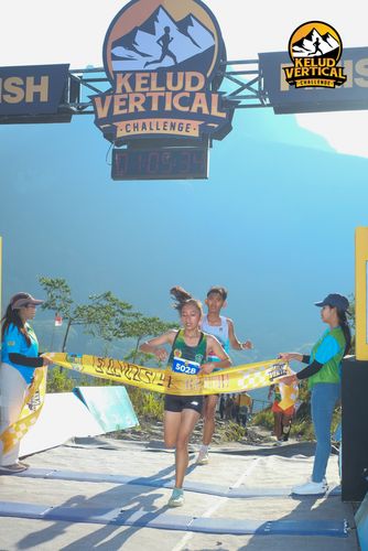 Race photo from Kelud Vertical Challenge 2024