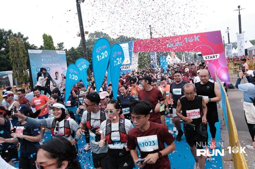 Race photo from Nu Skin Run 10K
