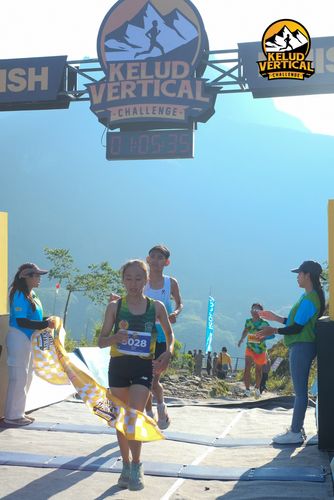 Race photo from Kelud Vertical Challenge 2024