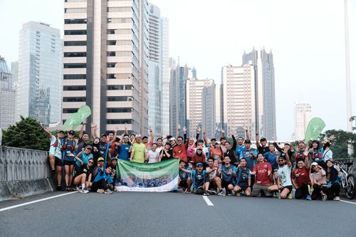 Race photo from Lari Bareng Yuk!