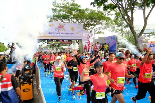 Race photo from CISANGKAN KBP CITY RUN 2025