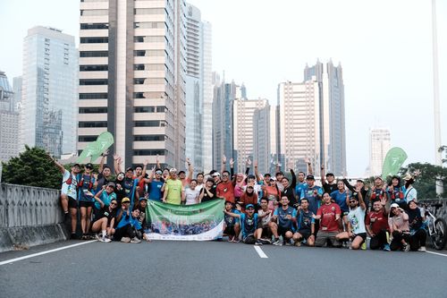 Race photo from Lari Bareng Yuk!
