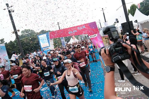 Race photo from Nu Skin Run 10K