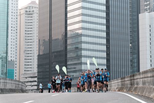 Race photo from Lari Bareng Yuk!