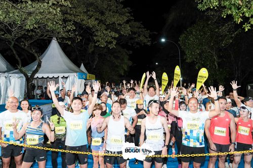 Race photo from Taman Budaya x BOGORUN 2025