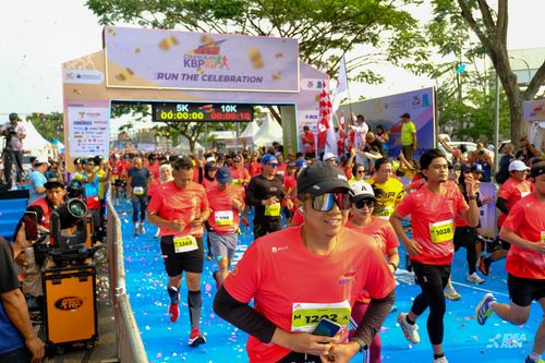 Race photo from CISANGKAN KBP CITY RUN 2025