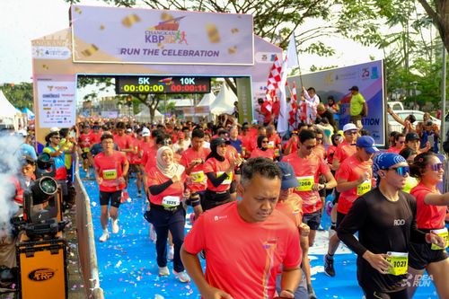 Race photo from CISANGKAN KBP CITY RUN 2025