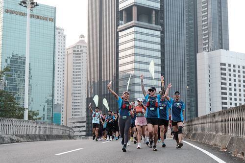 Race photo from Lari Bareng Yuk!