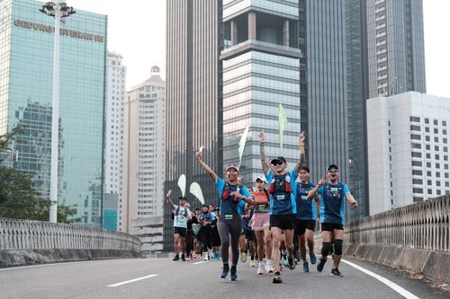 Race photo from Lari Bareng Yuk!
