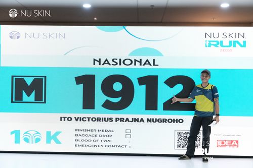 Race photo from Nu Skin Run 10K