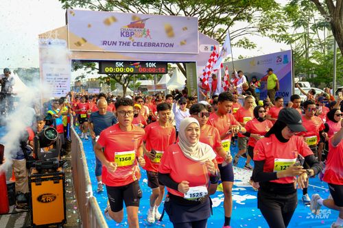 Race photo from CISANGKAN KBP CITY RUN 2025