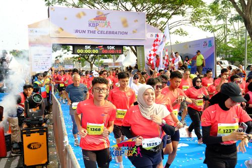 Race photo from CISANGKAN KBP CITY RUN 2025