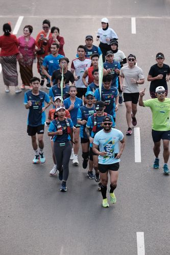 Race photo from Lari Bareng Yuk!