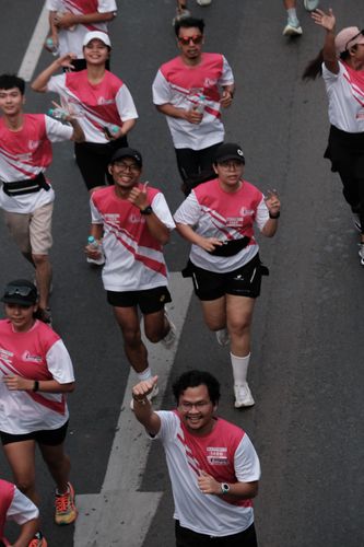 Race photo from Smartfren Run 2024 Vibes