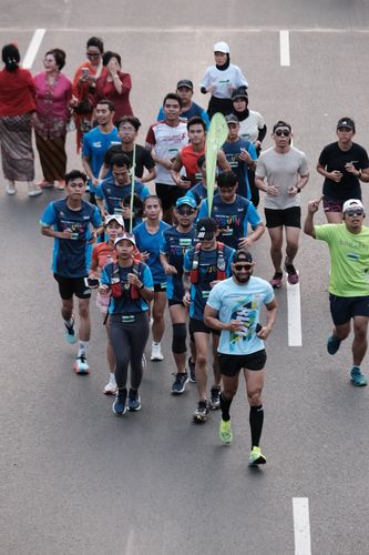 Race photo from Lari Bareng Yuk!