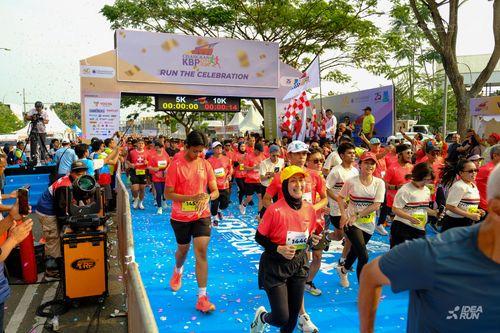 Race photo from CISANGKAN KBP CITY RUN 2025