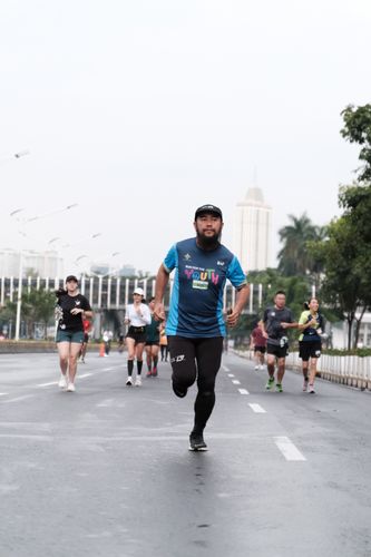 Race photo from Road to BAF Lions Run 2024