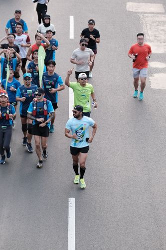 Race photo from Lari Bareng Yuk!