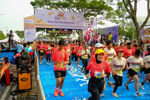 Race photo from CISANGKAN KBP CITY RUN 2025