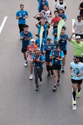 Race photo from Lari Bareng Yuk!