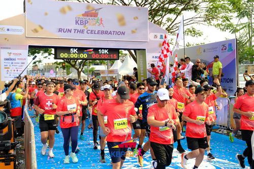 Race photo from CISANGKAN KBP CITY RUN 2025