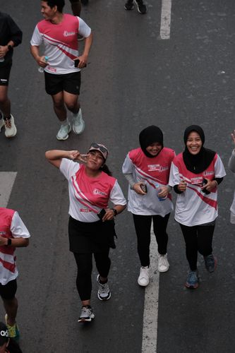 Race photo from Smartfren Run 2024 Vibes