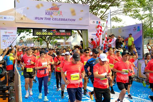 Race photo from CISANGKAN KBP CITY RUN 2025