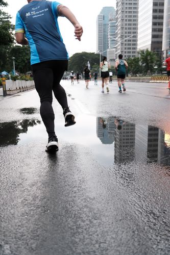Race photo from Road to BAF Lions Run 2024
