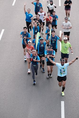 Race photo from Lari Bareng Yuk!
