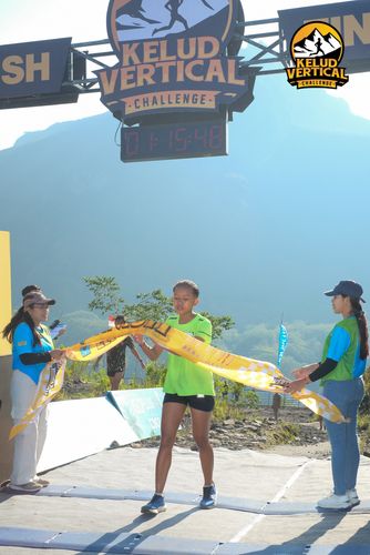 Race photo from Kelud Vertical Challenge 2024
