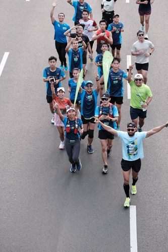 Race photo from Lari Bareng Yuk!