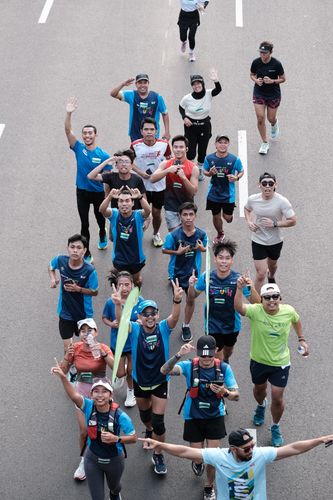 Race photo from Lari Bareng Yuk!
